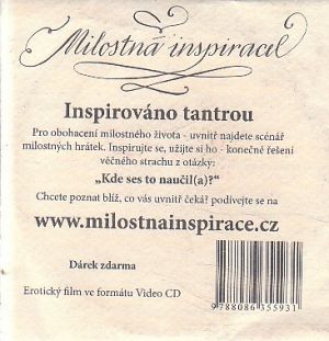 Milostná inspirace, inpirováno tantrou. CD.