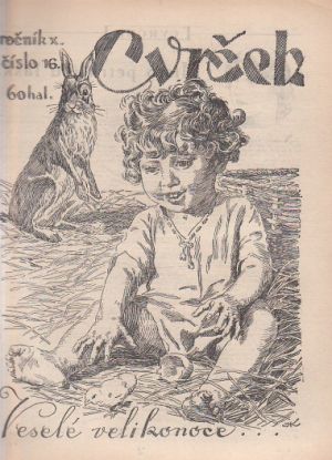 Cvrček - rodinný týdeník z roku 1932 číslo 16.