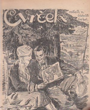 Cvrček - rodinný týdeník z roku 1932 číslo 13