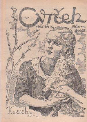Cvrček - rodinný týdeník z roku 1932 číslo 15.