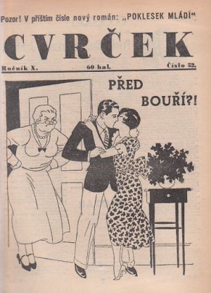 Cvrček - rodinný týdeník z roku 1932 číslo 52.