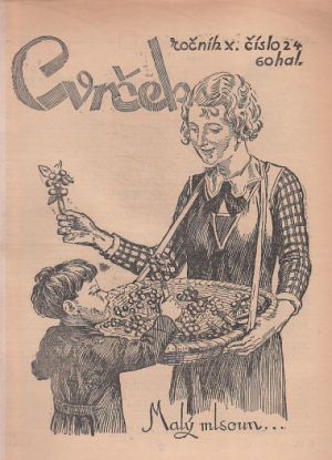 Cvrček - rodinný týdeník z roku 1932 číslo 24