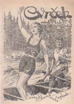Cvrček - rodinný týdeník z roku 1932 číslo 22..
