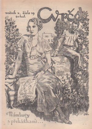 Cvrček - rodinný týdeník z roku 1932 číslo 19