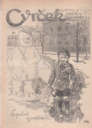 Cvrček - rodinný týdeník z roku 1932 číslo 5.