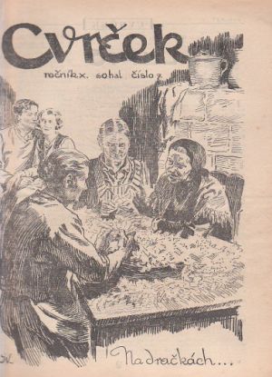 Cvrček - rodinný týdeník z roku 1932 číslo 7.