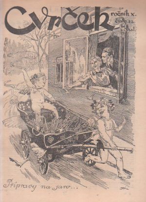 Cvrček - rodinný týdeník z roku 1932 číslo 12.
