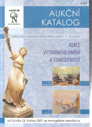 Aukce výtvarného umění a starožitností. 24. května 2007.