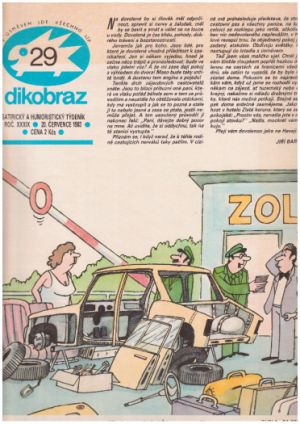 Dikobraz 20. července 1983
