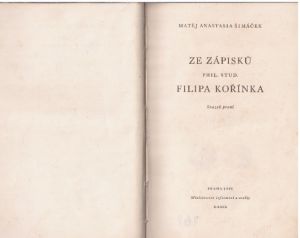 Lívanečky slečny Rózi , U žehurů, Miroslav z Lipan od Matěj Anastaziá šimáček.