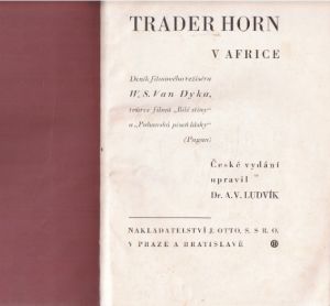 Jak jsme filmovali Trader Horn v Africe od W. S. Van Dyke