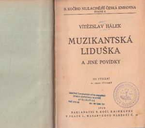 Muzikantská Liduška a jiné povídky od Vítězslav Hálek