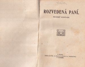 Rozvedená paní - autor neznámí. 