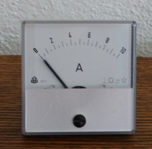 Ampérmetry stejnosměrné MP 120,  0 - 10