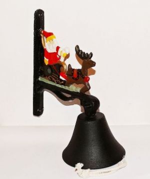 Vánoční dekorace - Zvon s vánoční tématikou.