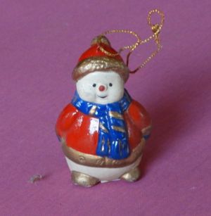 Vánoční dekorace - sněhulák
