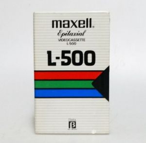 Beta videocassette MAXEL L-500