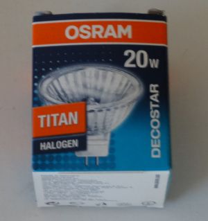 Osram - Decostar,  Titan. Halogen 20W.