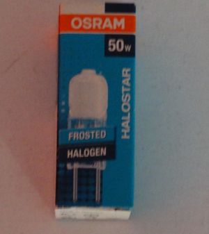 Žárovka halogenová Osram Halostar, 50W