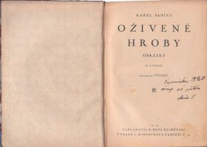 Oživené hroby - K. Sabina - 1925