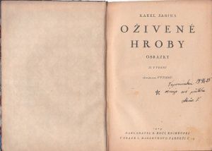 Oživené hroby - K. Sabina - 1925