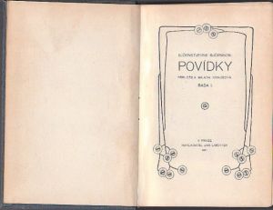 Povídky III,řada I Bjørnstjerne Bjørnson, přeložila Milada Krausová, Vydáno 1907. Stran 350. dobrý stav.