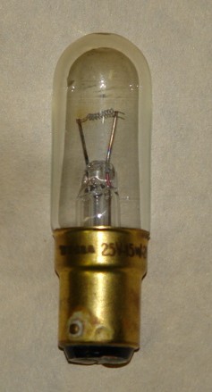 Žárovky Tesla 25V  15W 