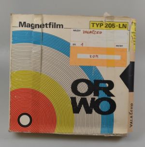 Magnetofonové pásky- magnetfilm ORWO, BASF...