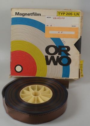 Magnetofonové pásky- magnetfilm ORWO, BASF...