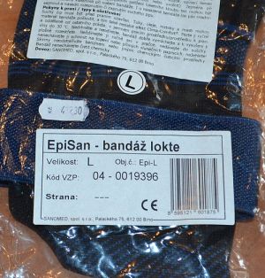 Episan - bandáž lokte. Velikos L.